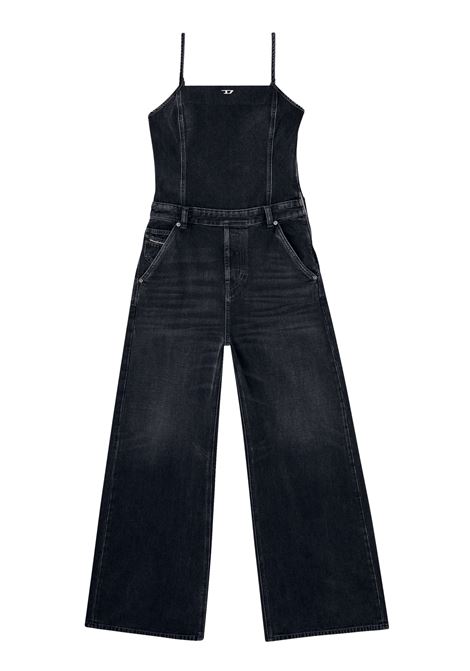 tuta denim de vorse donna nera DIESEL | A14068 007Z902